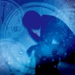 悩み人の影