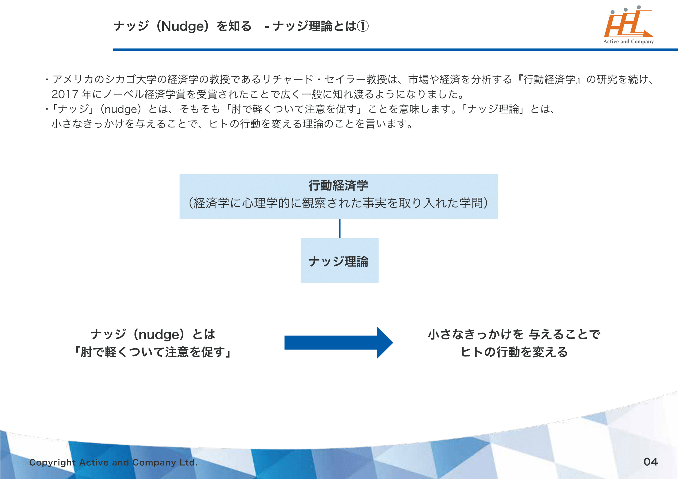 従業員の行動を変える!ナッジ理論に基づく新組織マネジメント | 人事を戦略に変えるメディア『経営人。』